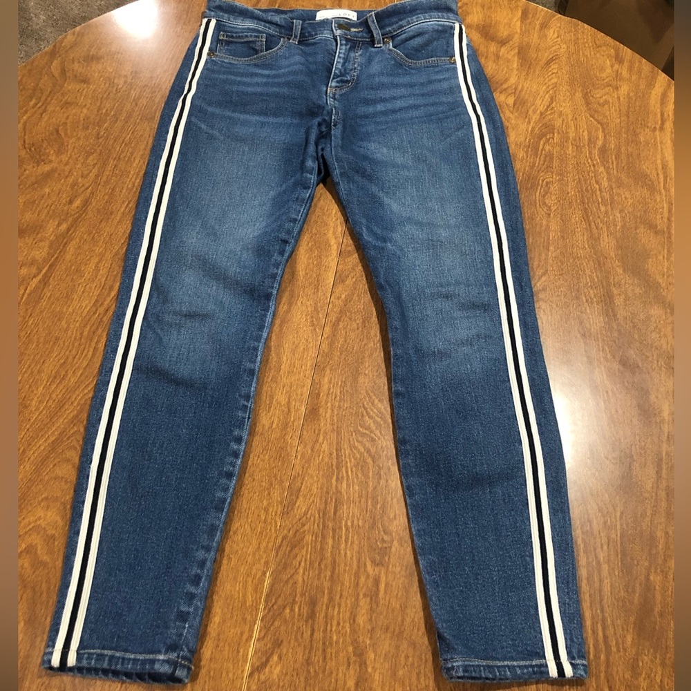 LOFT side stripe jeans size 0/25